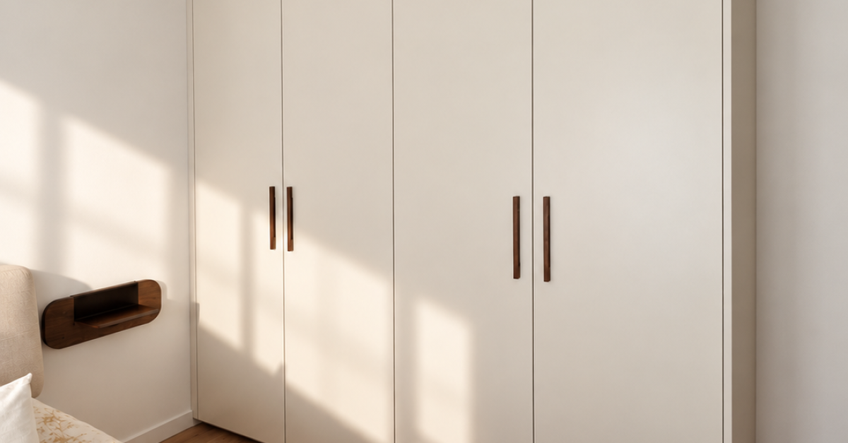 Chambre minimaliste baignée de lumière naturelle